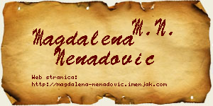 Magdalena Nenadović vizit kartica